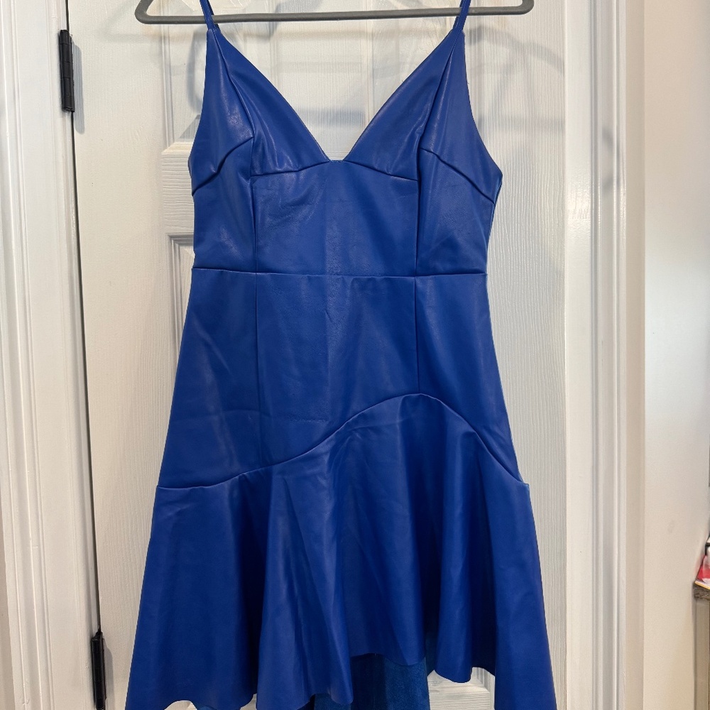 DO + B faux Leather Mini Dress